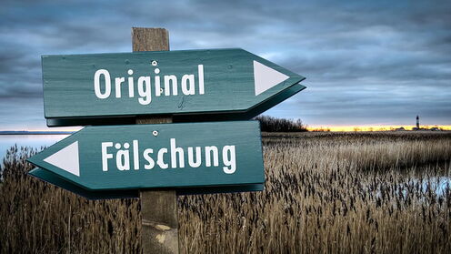 Original und Fälschung